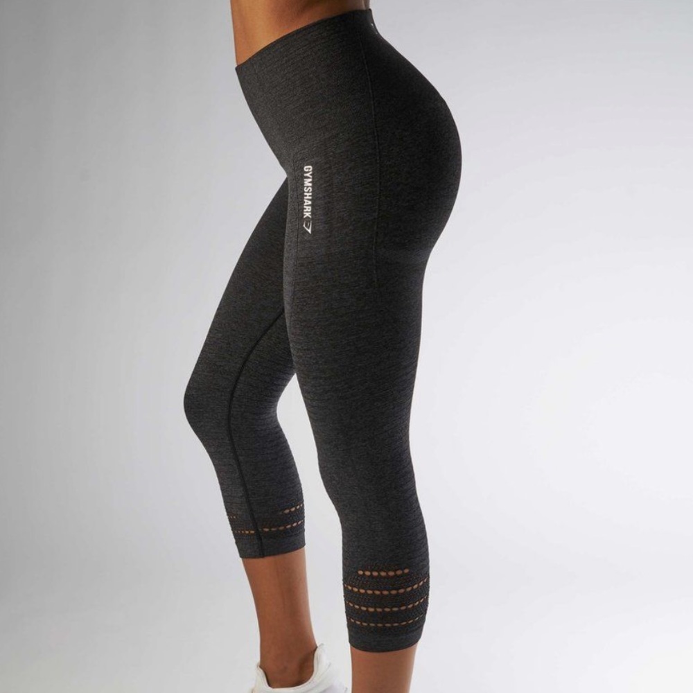 GYMSHARK HIGH WAISTED SEAMLESS CROP LEGGINGS